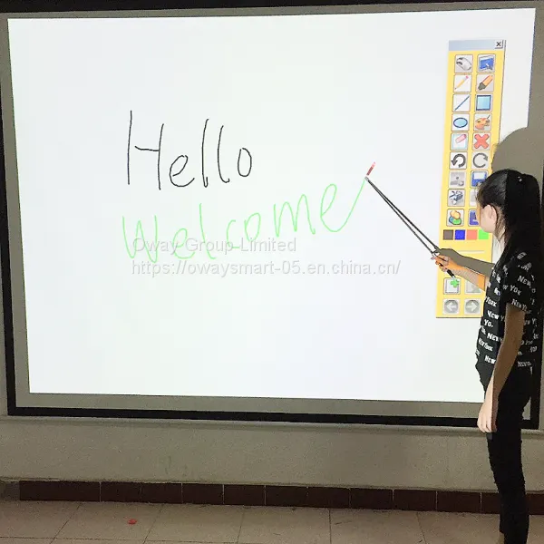Oway Dual Writing Optical Portable Interactive Whiteboard for School Teaching photo-5