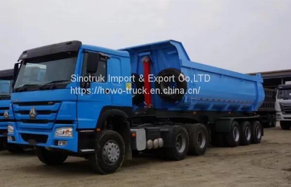 China 3 Axle 50 Tons Tipper Semitrailer for Sale photo-4