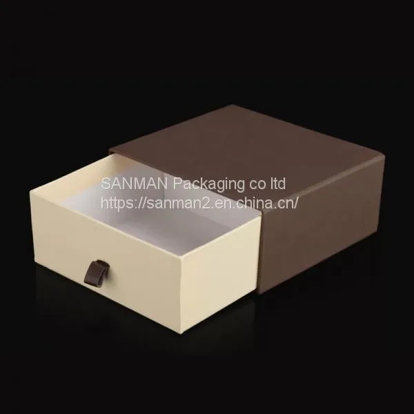 Paper Drawer Jewelry Packaging Box With Lid photo-3