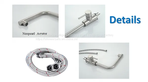 WL-01-002 Single Hole SUS304 Faucet 35mm Cartridge Brushed Nickel High End Kitchen Faucets photo-3