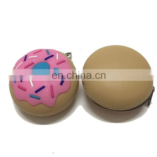 Wholesale Doughnut Silicon Jelly Coin Wallet Cake Donuts Silicon Coin Purse photo-7