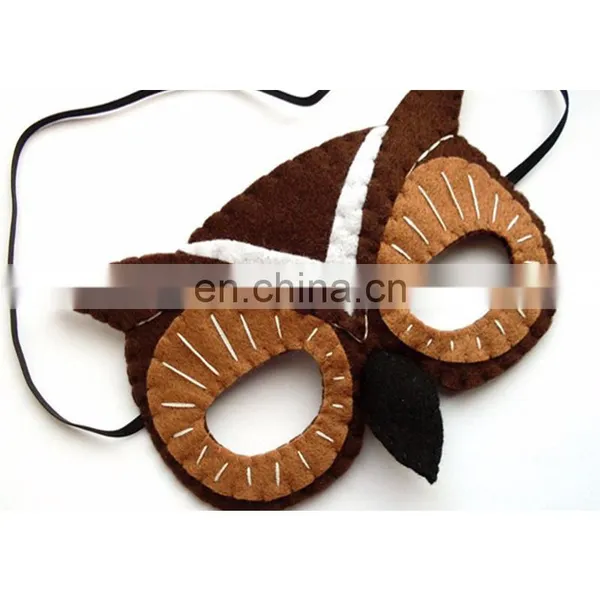 Wholesale Halloween Felt Kids Crafts Animal Mask for Children photo-2