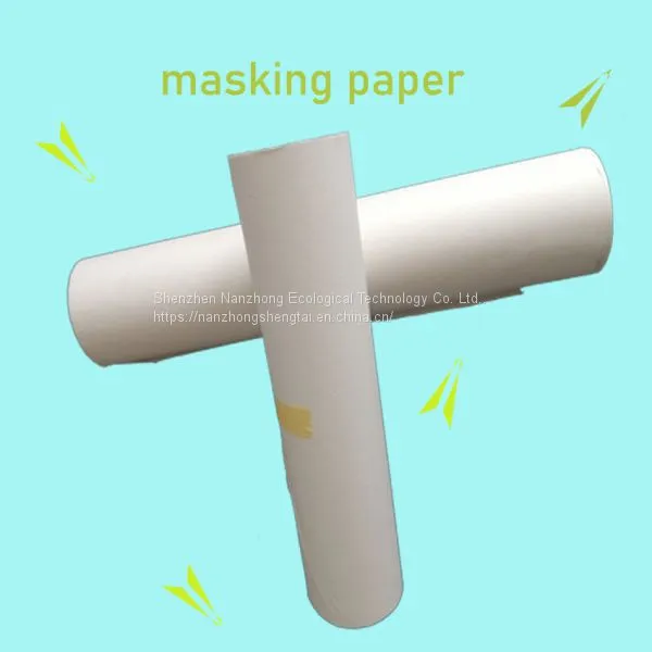 OEM One Time Paint Spray Paint Protective Masking Paper Customization Masking Film photo-2
