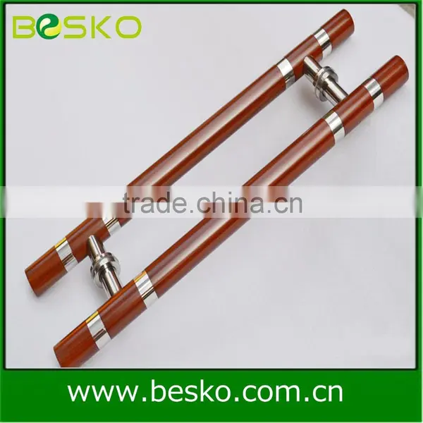 New Design Exterior Pull Door Handles Glass Door Wooden Handle Quality Choice photo-4