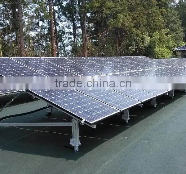 Clear Silver Anodized Aluminum Roof Mount Solar Panel photo-2