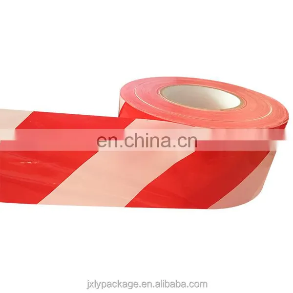 China Supplier Red and White Road Cable Warning Pvc Floor Marking Tape photo-2