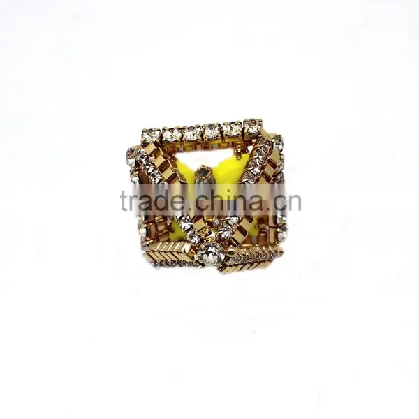 2015 Fashion 3D Hollow Diamond Ring Fashion Design Party Style Ring, Diamond Ring photo-4