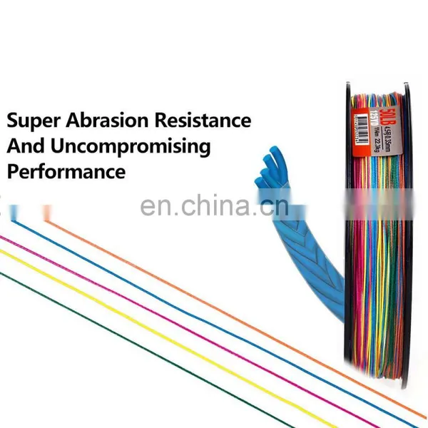 Wholesale 4 Strands High Strength 100m PE Fishing Line Multicolored Super Strong Seawater Ocean Boat Fishing Line photo-4