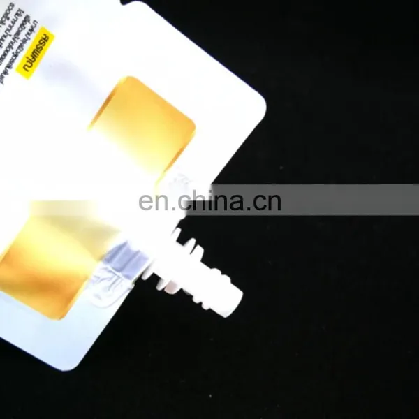 Reusable Doypack Plastic Stand up Spout Pouch Liquid Drink Water in Plastic Double Ziplock Bag photo-4