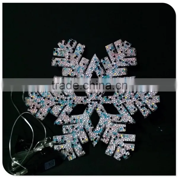 Snowflake Motif Holiday Decorative Light photo-5