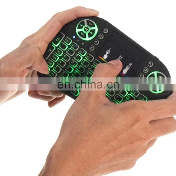 i8 Wireless Keyboard Smart TV BOX Mini Remote Controller i8 Backlight Keyboards Backlit 7 Colors RGB Keyboard i8 for Android TV photo-5