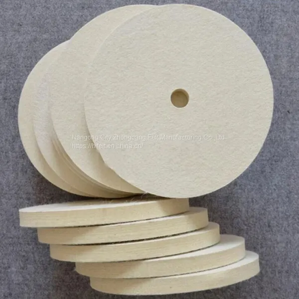 High Density Custom Wool Felt Polishing Disc Felt Buffing Wheel