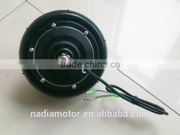 6 Inch 24V Brushless Gearless Electric Scooter Motor Hub Motor Brushless Hub Motor Gearless Hub With Braking Device photo-2