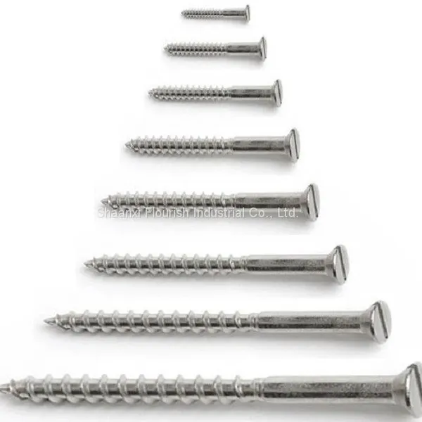 Raised CSK Head Self Tapping Wood Screws , Slotted Raised Countersunk Wood Screw photo-4