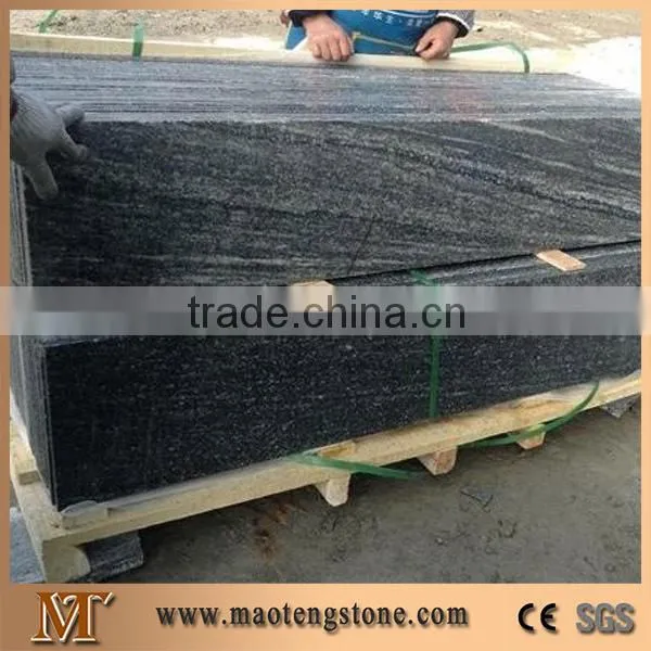 G302 Landscaping Dark Veins Granite Polishing Slabs Steps Stairs photo-2