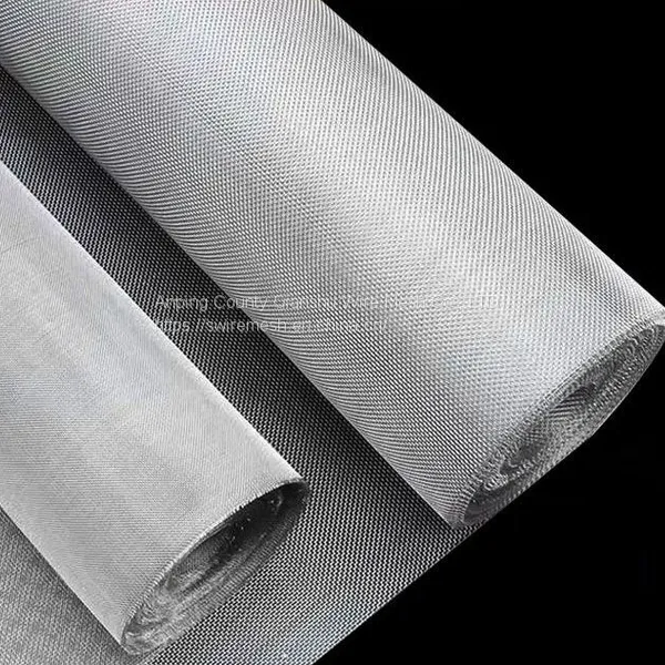 304 316 316L Stainless Steel Hardware Cloth Filter Mesh Woven Stainless Steel Mesh Stainless Steel Wire Mesh