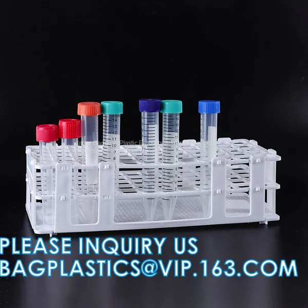 Laboratory Medical Different Color 16mm Removable Plastic Test Tube Rack, Detachable Centrifuge Tube Rack Color Tube Storage Rack Plastic Test Tube Rack photo-5