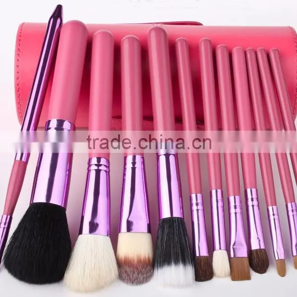 Private Logo12pcs Cup Holder Cosmetic Brushes Kit Makeup Brush Kit Foundation Brush Facial Brush photo-2