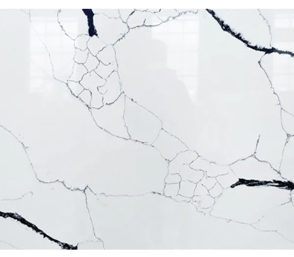 Code：Black Peatl，Calacatta Artificial Stone Quartz Slab Kitchen Countertops photo-2