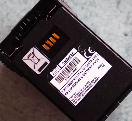ENTEL CNB 450E Литий-ионная перезаряжаемая батарейная батарея 7