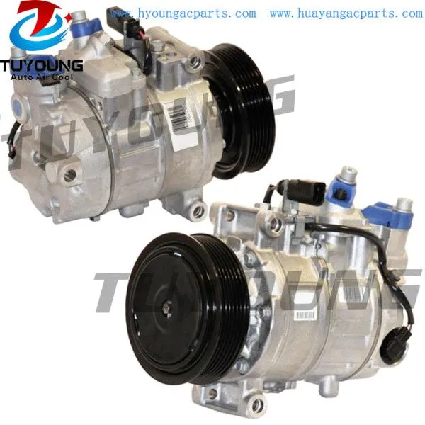 High Quality Fast Shipping 6SEU14C Auto Air Conditioner Compressor Fit For Audi A8 3.0 TDI 4F0260805AJ With Electronic Control Valve
