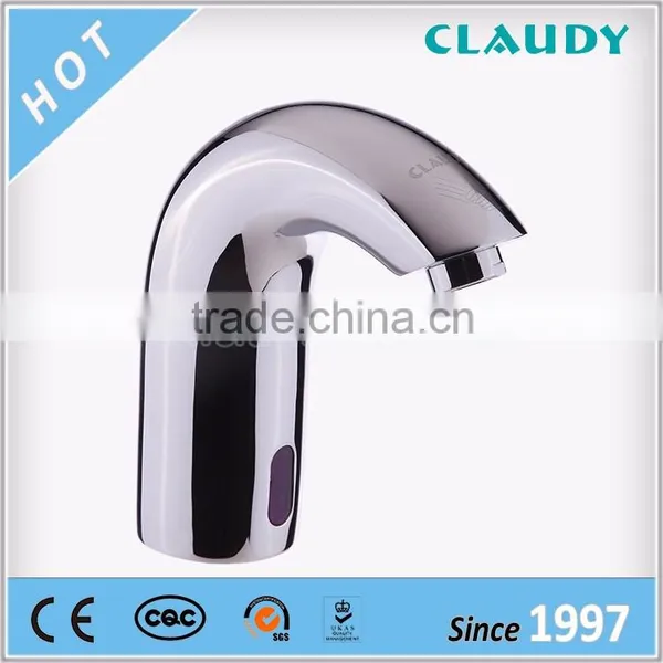 OEM Chrome Brass Material Lavatory Smart Faucet photo-2