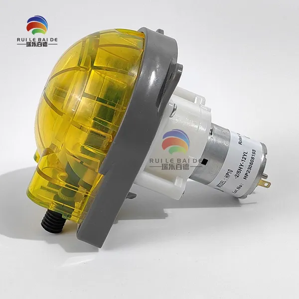 HAP peristaltic gear pump, YELLOW HP10 high-flow ink pump， miniature water pump