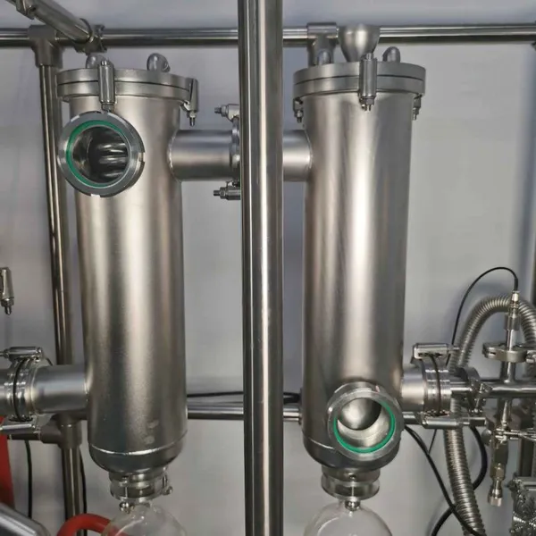 Short Path Wiped Film Systems Plant New Material Distill Oil Fractional Molecular Distillation Vacuum Distillation photo-4