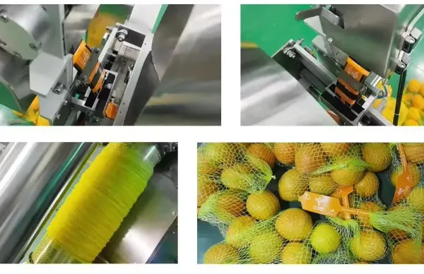 Mesh Net Bag Packing Machine for Edamame Garlic Onion Potato Sweet Potato photo-2