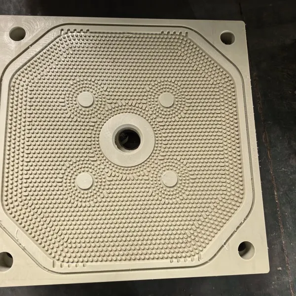 High quality polypropylene filter press plate, durable structural panel for industrial solid-liquid separation and wastewater treatment