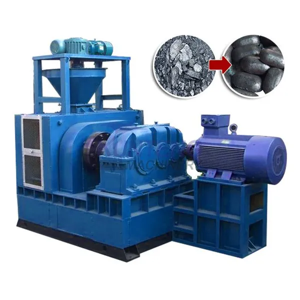 High Pressure Activated Carbon Bentonite Clay Briquetting Machine Ball Press Briquette Machine EPC