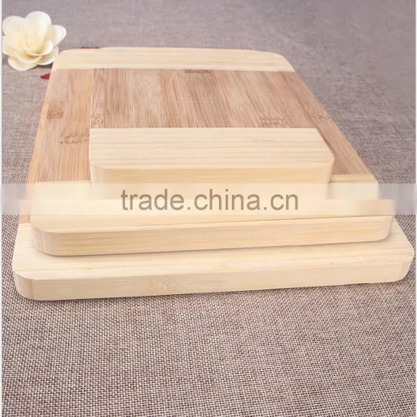 Bamboo Cutting Board Tiger Stripes 3 Piece Set Cutting Board Vegetable Chopper Salad Chopping Board photo-2