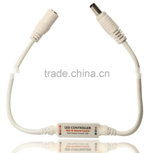 Mini RF Wireless Led Dimmer Controller For Single Color Light Strip photo-3