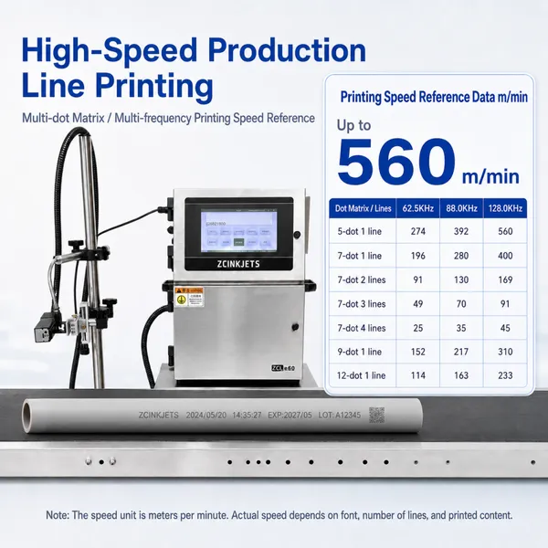 Plastic Pipe Coding Machine for PVC PE HDPE PPR Pipes Specification Meter Marking Printing photo-2