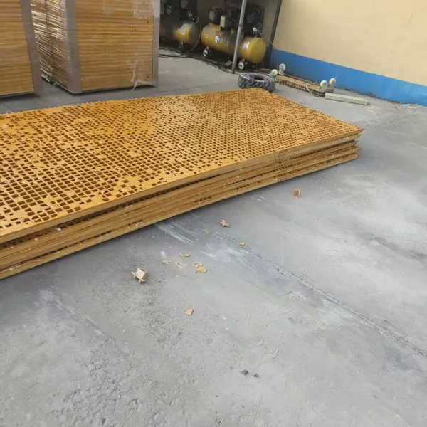 Tire Plant FRP Grating Oil Chemical Resistant Anti Slip Production Floor Panel