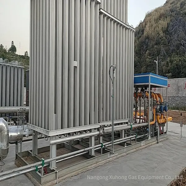 Factory-supplied Finned Air Temperature Vaporizer for Cryogenic Liquid Storage Tank Vaporization Supporting