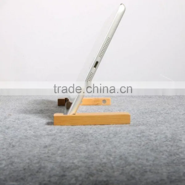 Wooden Desk Box Office Holder Case for Phone and Ipad Standing photo-3
