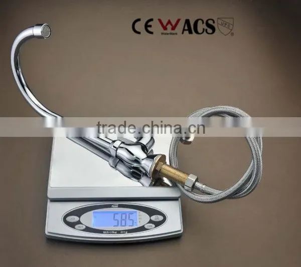 Single Handle Brass Kitchen Mixer Faucet photo-4