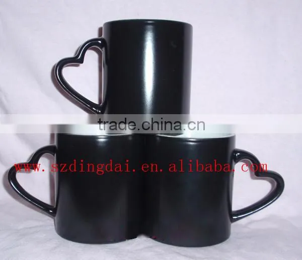Glossy Color Changing Mug Magic Mug Sublimation Mug Ceramic Mug Color Changing Mug Mug Press Blue Red & Black photo-3