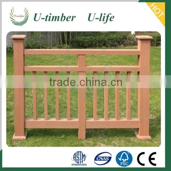 Cheap and Fine WPC Wood Composite Stainless Steel Railing photo-5