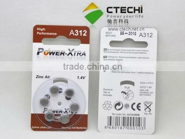 A312 Zinc Air Battery