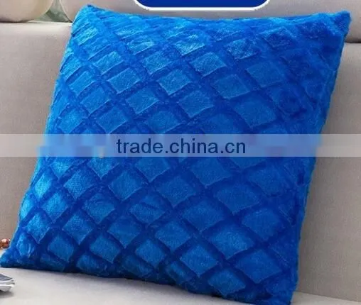High Quality Plaid Plush Cushion for Car , Seat ,home Decoration photo-6