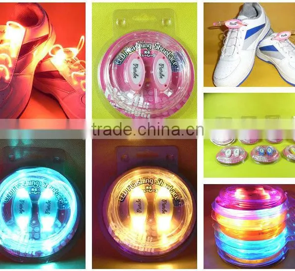 Fourth-generation LED Shine Shoelaces Glow Laces Gifts Outdoor Sports Party Supplies Promotional Flashing Shoelace photo-2
