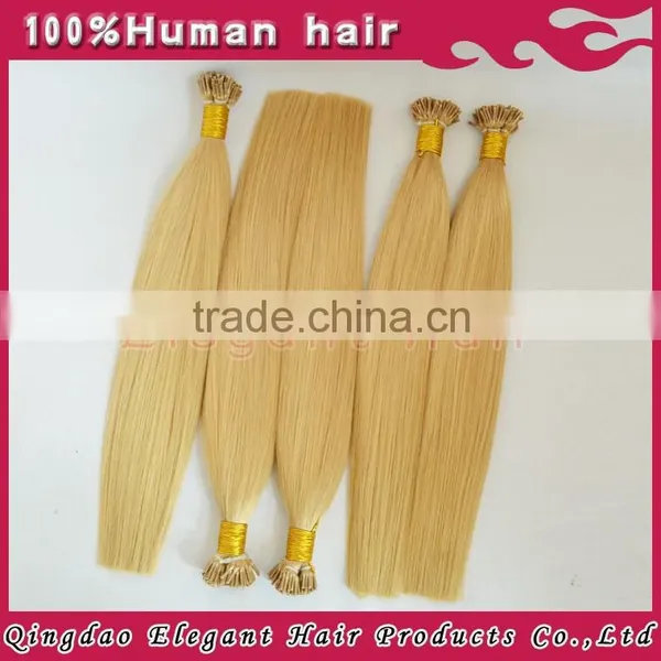 2015 High Quality Human Hair Extension i Tip Human Hair Free Sample photo-5