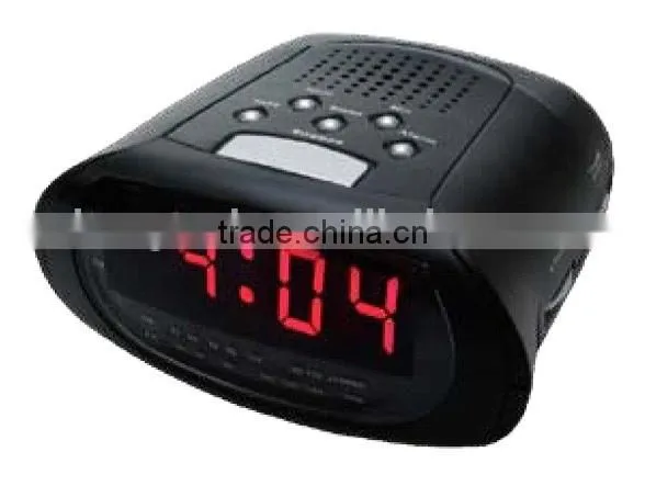 Best Sale Digital AM FM PLL Analogue Alarm Clock Radio photo-2