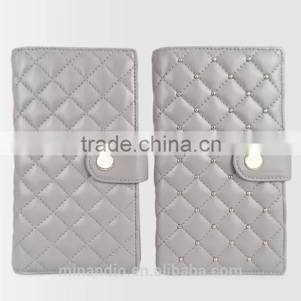 Good Quality PU With Embroidery Design Mobile Phone Case/Booklet For IPhone 6/6plus photo-6