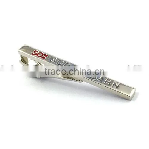 Best Choice Custom Simple Design Blank Elegant Metal Tie Bar Clip photo-3