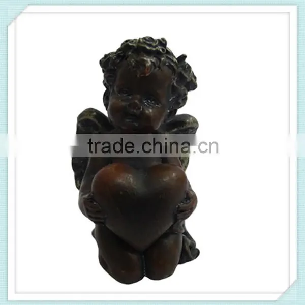 Lovely Happy Angel Cute Doll Holding a Heart photo-2