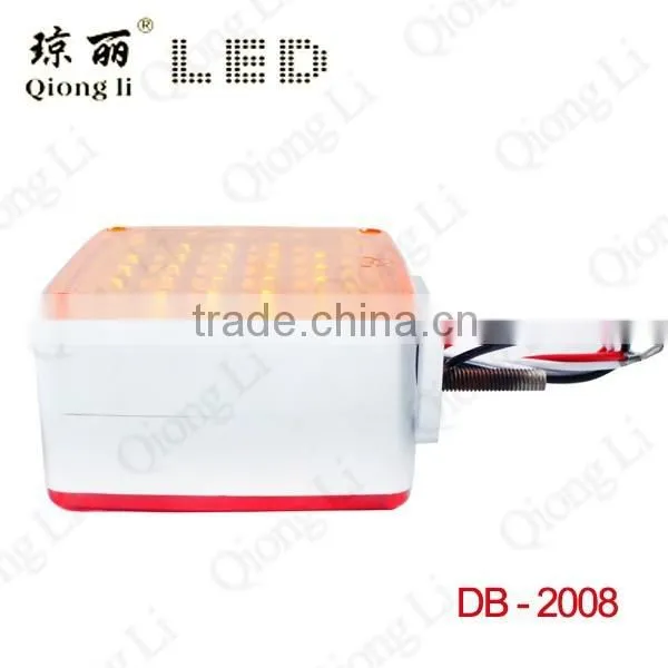 45LED Square Shape Double Face Stop Turn Signal Function Truck Led Headlight photo-4