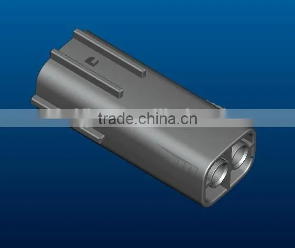 2pin Electrical Automotive Crimp Terminal Plug Housing